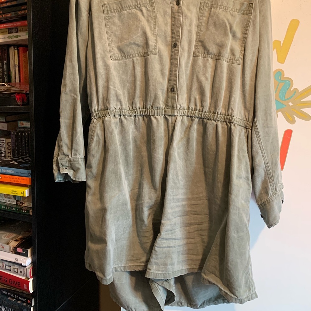 Green Long Sleeve Old Navy Romper